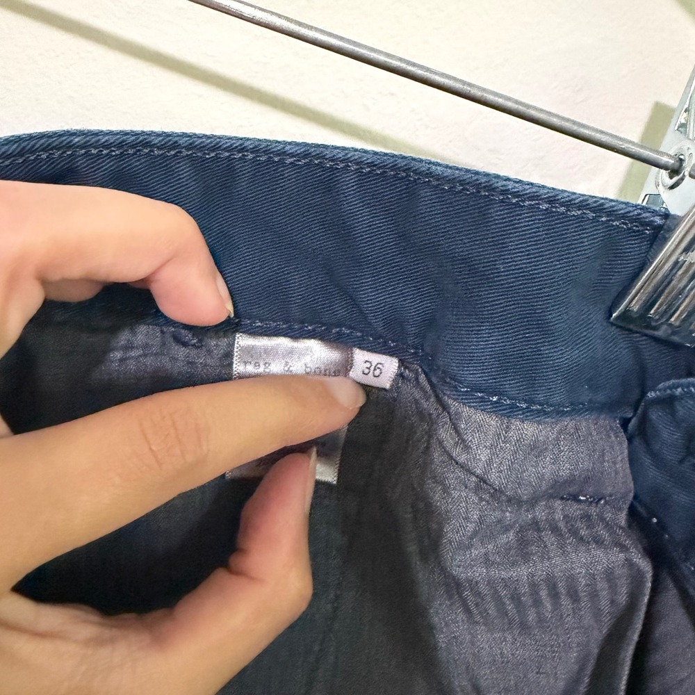 Rag & Bone New York Mens Fit 2 Slim Chino Pants Real Indigo Blue 36 Cotton Hemp - Picture 4 of 5